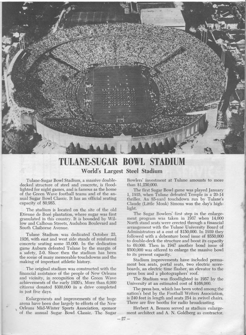 Tulane Stadium